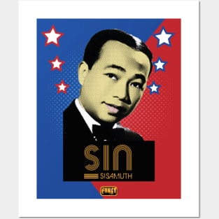 Khmer Pop Star Sin Sisamuth Posters and Art